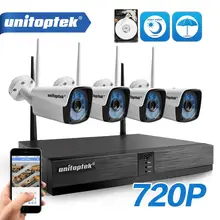 HD 720P 1.0MP беспроводная система NVR 4CH камера с Wi-Fi наружная водонепроницаемая IP66 IR 20M Plug and Play CCTV камера система P2P XMEye