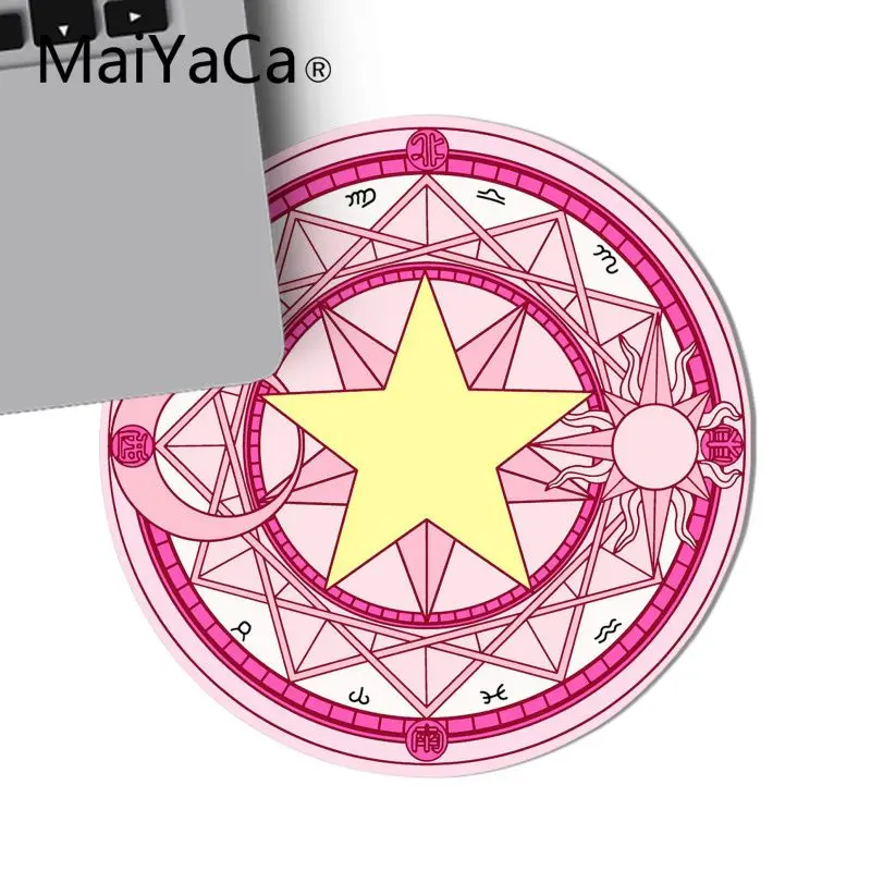 MaiYaCa Hot Sales anime Cute Magic Array Rubber PC Computer Gaming mousepad Mouse mat Rug For PC Laptop Notebook gamer desk pad