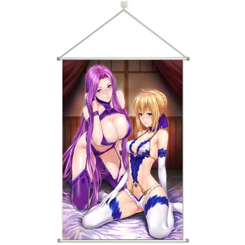 

Anime Fate stay night Prsonalize Customer Made Alloy Fabric Wall Poster Scroll 60x90cm 24x36inches