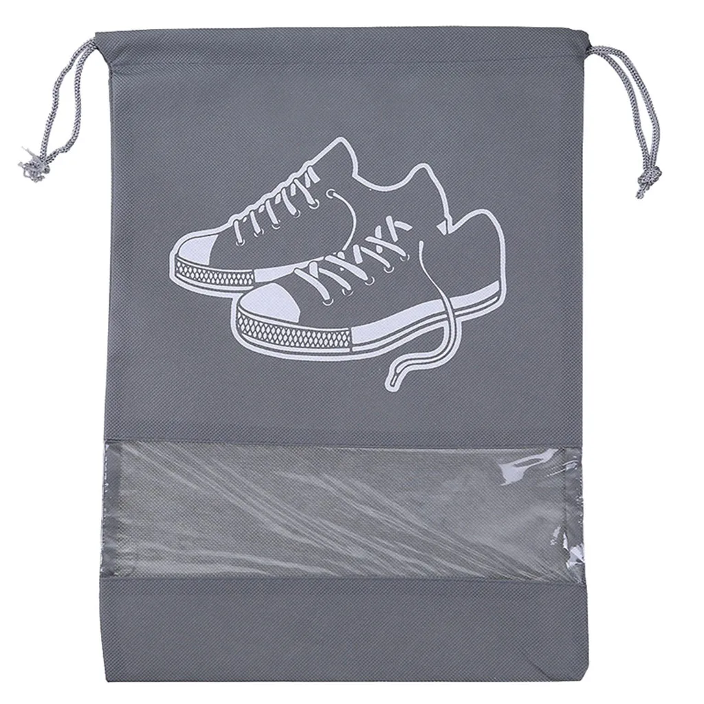 Водонепроницаемая сумка для обуви дорожная Портативная хранения на шнурке