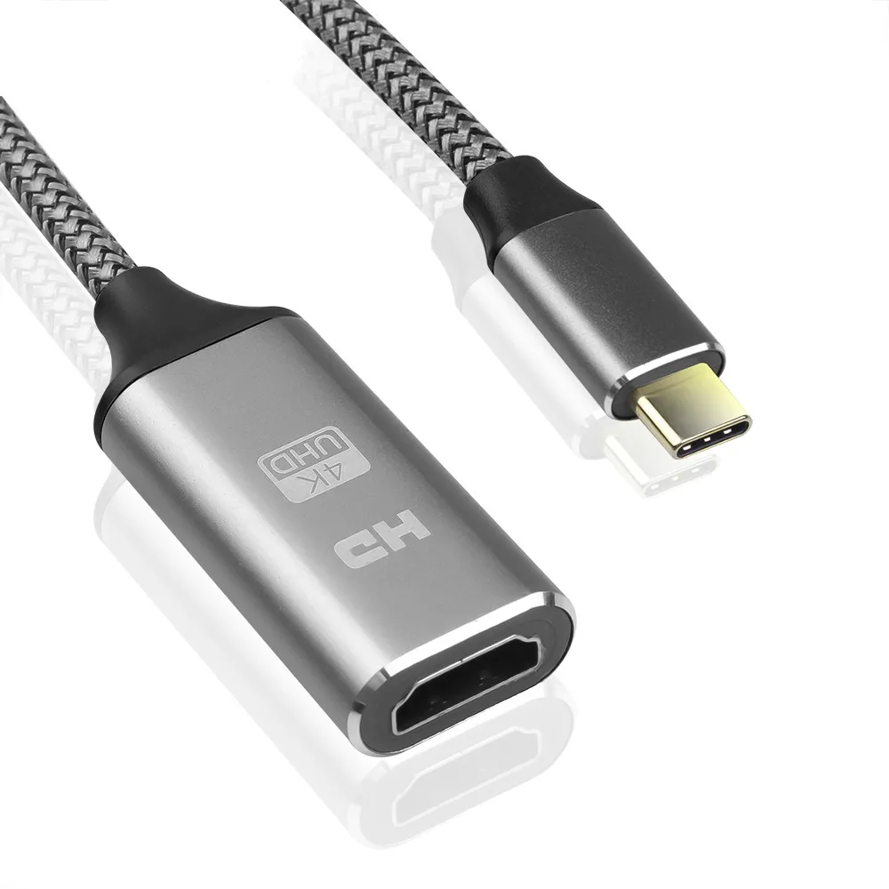 Usb type C к HDMI адаптер 4K кабель мужчин и женщин 60 Гц USBC конвертер typec для samsung Galaxy S8 S9 Note