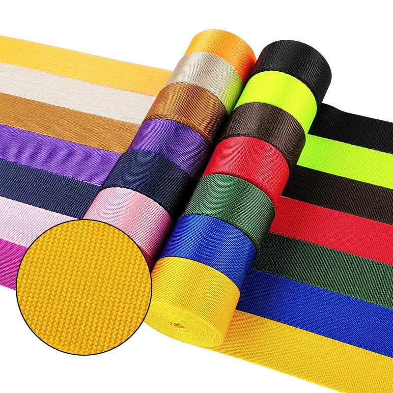 nylon webbing 5yards 25mm Nylon Webbing Webbing Ribbon Band Strap Dog Collar Harness Outdoor Backpack Strapping Sewing Bag Bag Parts