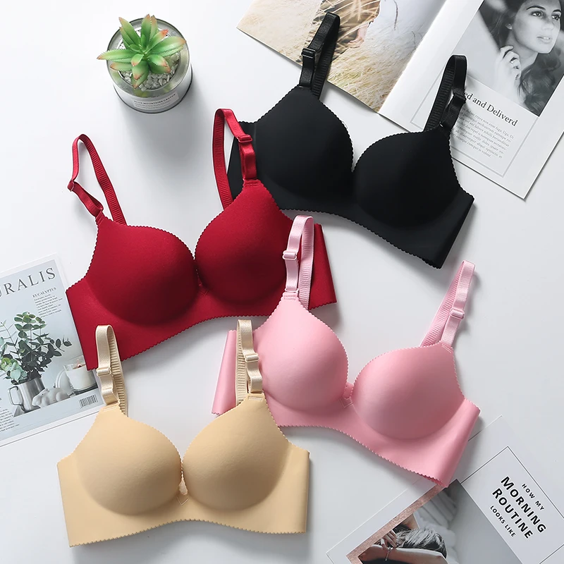 

Hot Sale Sexy Underwear Women Bra Seamless Push Up Bras Adjustable Wire Free Tops Ladies Lingerie Bralette Female Brassieres