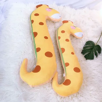 

85/100cm Cute Cartoon Pillow Soft Pregnant Woman Pillow Animal Stuffed Cushion Giraffe Flamingo Alpaca Plush Doll Toy Kid Gift