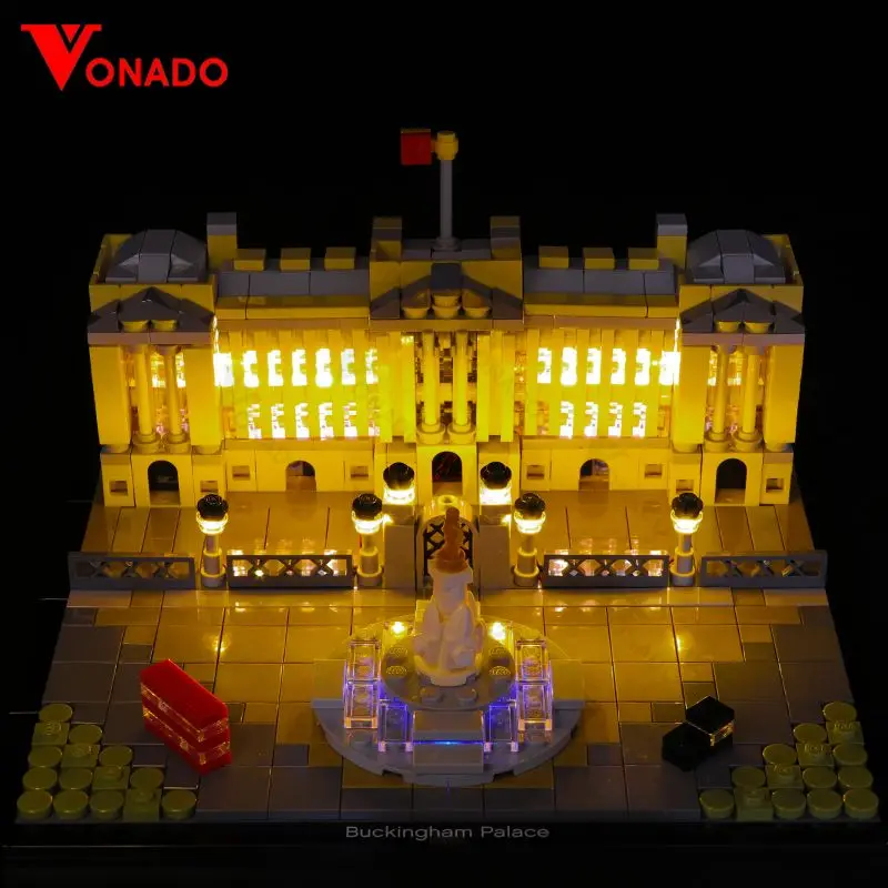 Светодиодный светильник совместимый для lego 21029 Букингемский дворец комплект
