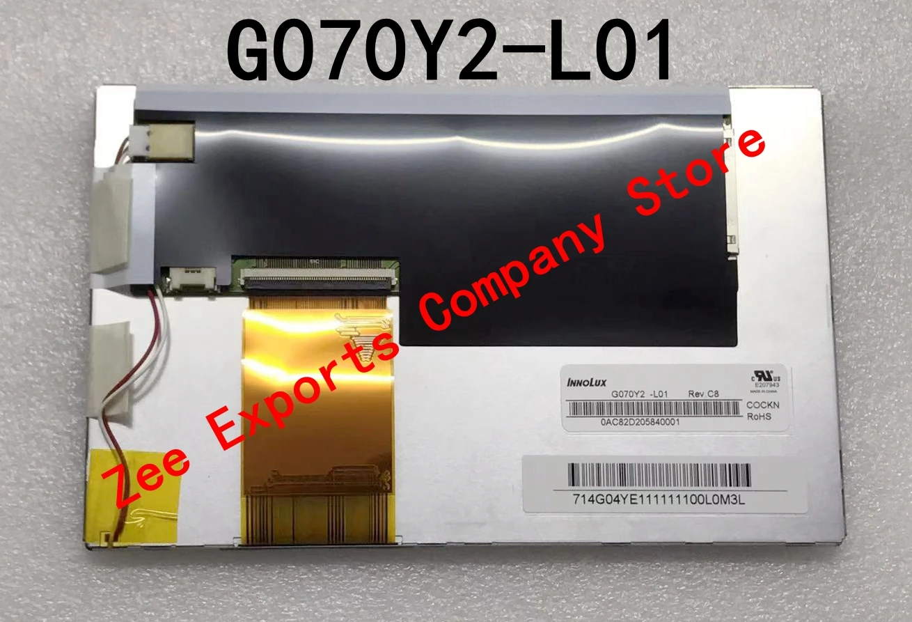 Chi Mei Painel de Tela Lcd Original Resolução 800×480 G070y2-l01