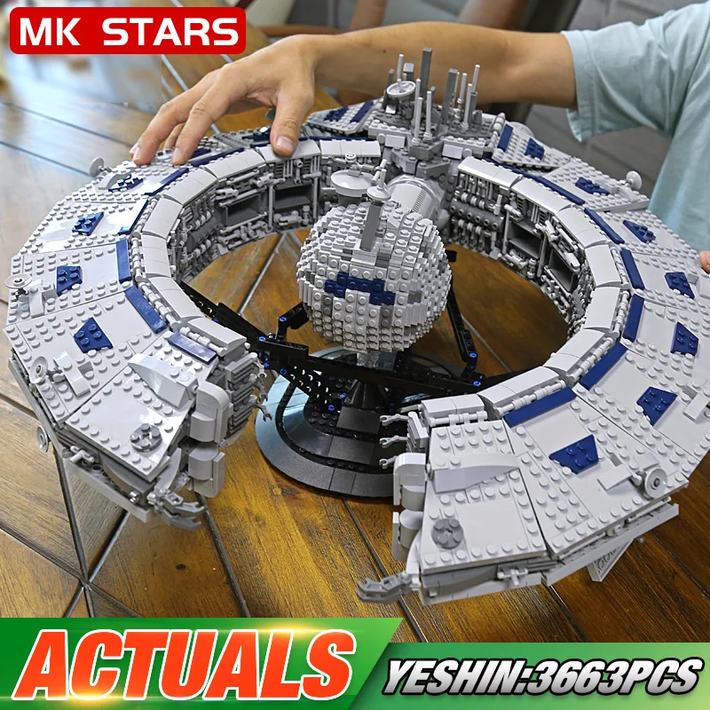 MOULD KING 21008 Star Plan Toys The Class Battleship (Droid Control Ship) MOC-13056 Building Blocks Bricks Kids Christmas Gifts | Игрушки и