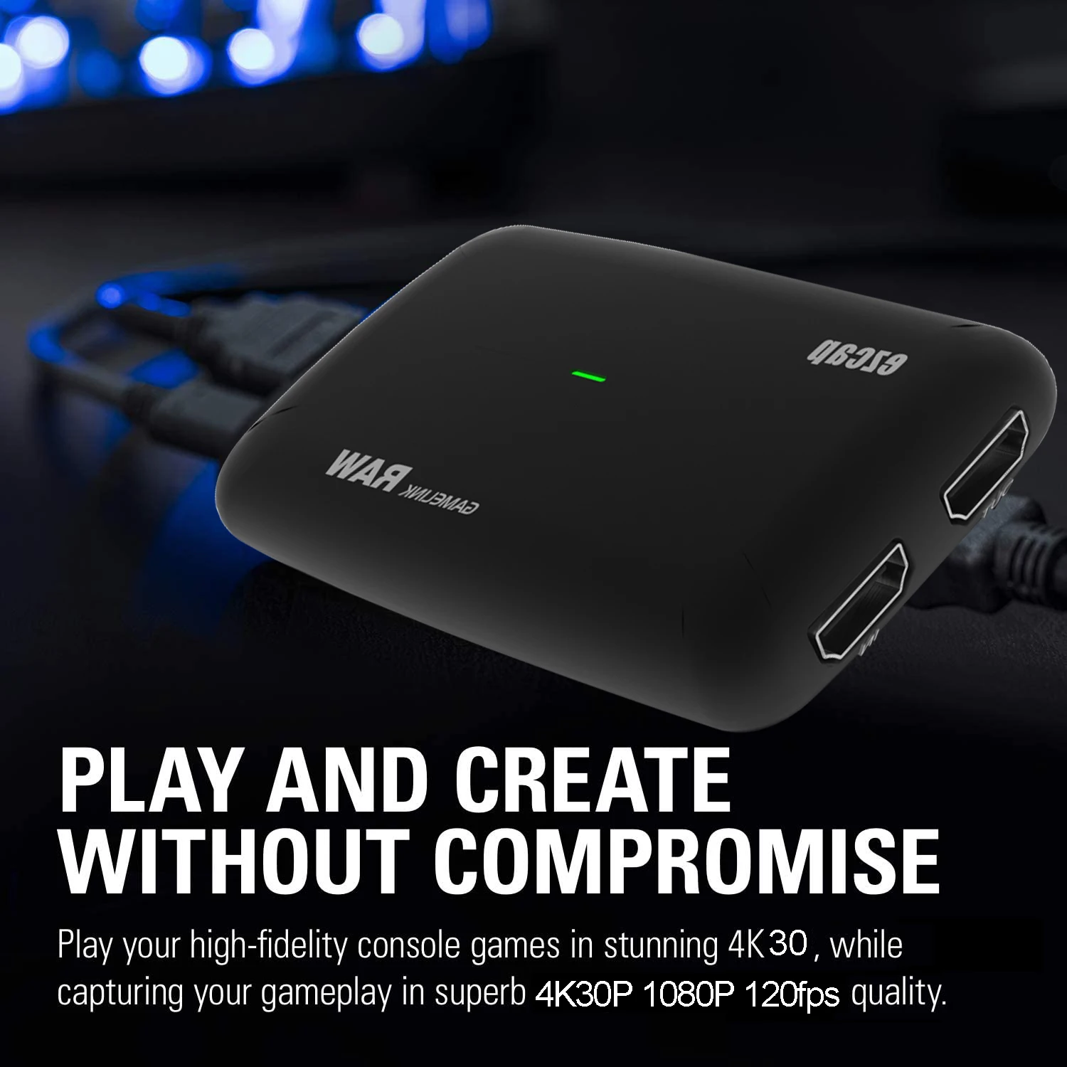 Ezcap321 USB 3.0 HD  ĸó ī, ̺ Ʈ ڽ ȭ,   , 4K, 30hz, 1080P, 120fps, 60fps