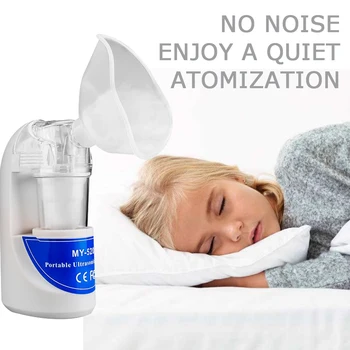 

Inhaler Ultra-sonic Nebulizer Handheld Atomizer Sprayer Energy Saving Low Voice Face Hydrating Electric Humidifier Portable