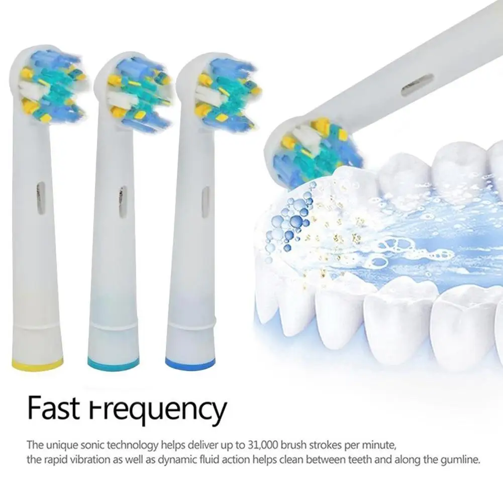 

4pcs / Piece / Lot Replacement Toothbrush Heads for Braun Oral-B Mouthpieces Adjusted for Professional Care SmartSeries / TriZon