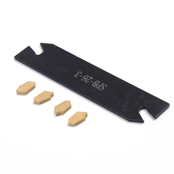 

Set SPB26-3 26mm Grooving Cut-Off Tools Holder With10* GTN-3 SP300 Insert