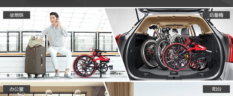 Best New Brand aluminum alloy 20/22 inch frame 6 speed folding bike outdoor BMX Disc brake bicicletas lady children bicycle 4