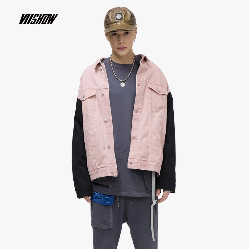 VIISHOW уличная одежда мужские куртки Брендовые джинсовые хлопковые Chaqueta Hombre