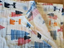 Manta de fibra de bambú para bebé, Toalla de baño suave para recién nacido, lactancia, Sábana de bebé orgánico, manta de muselina para envolver, estera para gatear, 110x120cm