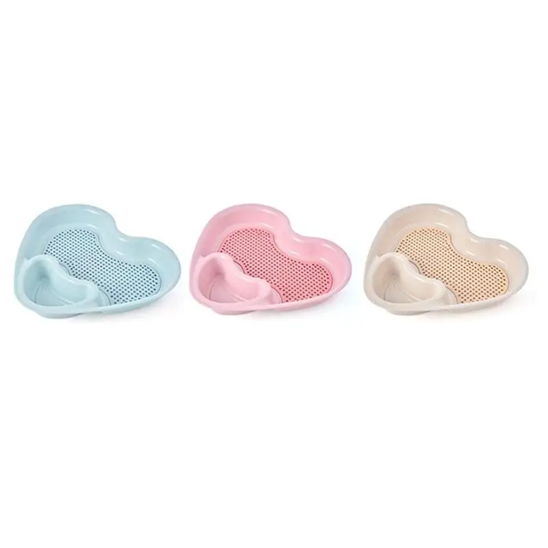 

Heart Shape Double Layers Baby Feeding Bowl Dinner Dishes Food Snacks Fruits Plate Infant Children Care