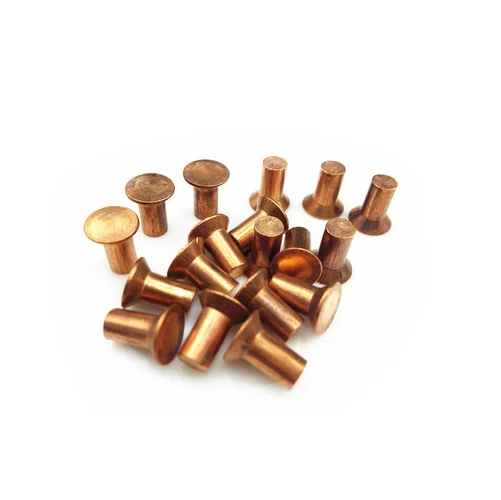 M6 GB869 Copper Countersunk Head Rivets Percussion Brass Solid Rivet