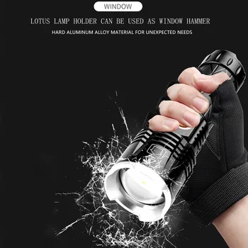 

Super Powerful LED Flashlight L2 XHP90 Tactical Torch USB Rechargeable Linterna Waterproof Lamp Ultra Bright Lantern Camping