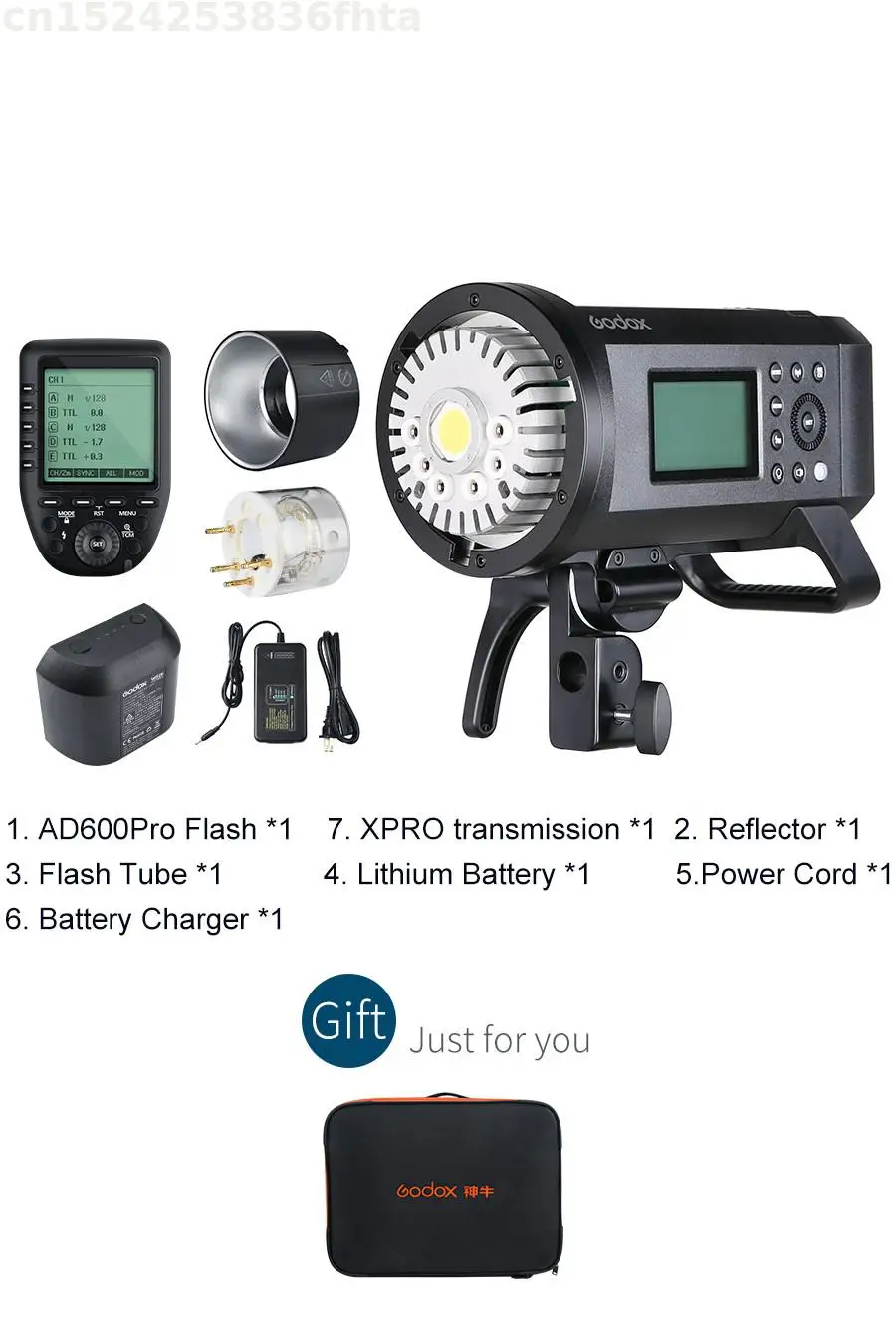 Godox AD600 Pro WITSTRO все в одном Внешняя вспышка AD600Pro литий-ионная батарея TTL HSS со