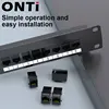 ONTi 8 Port Straight-through CAT6 Patch Panel RJ45 Network Cable Adapter Keystone Jack Ethernet Distribution Frame ► Photo 2/6