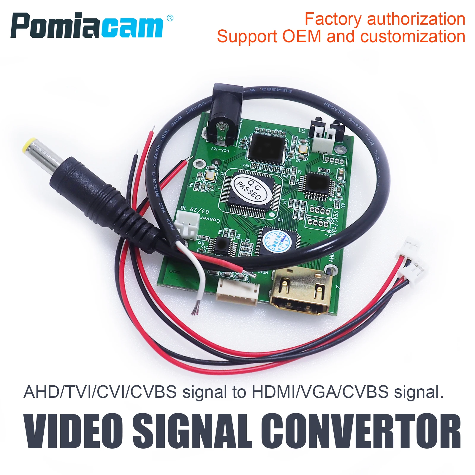 Преобразователь сигнала AHD41 10 шт./лот преобразователь AHD TVI CVI CVBS в HDMI VGA плата