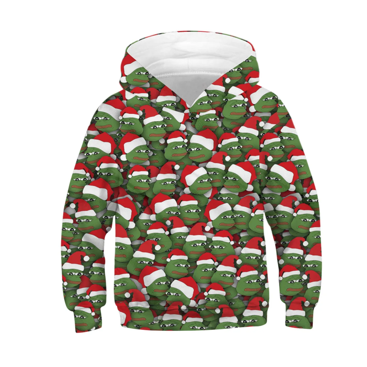 Рождественские костюмы; одежда; толстовки для мальчиков; хлопковые детские футболки; свитер для маленьких девочек; подарок Санта-Клауса; От 4 до 11 лет с капюшоном и 3D-принтом