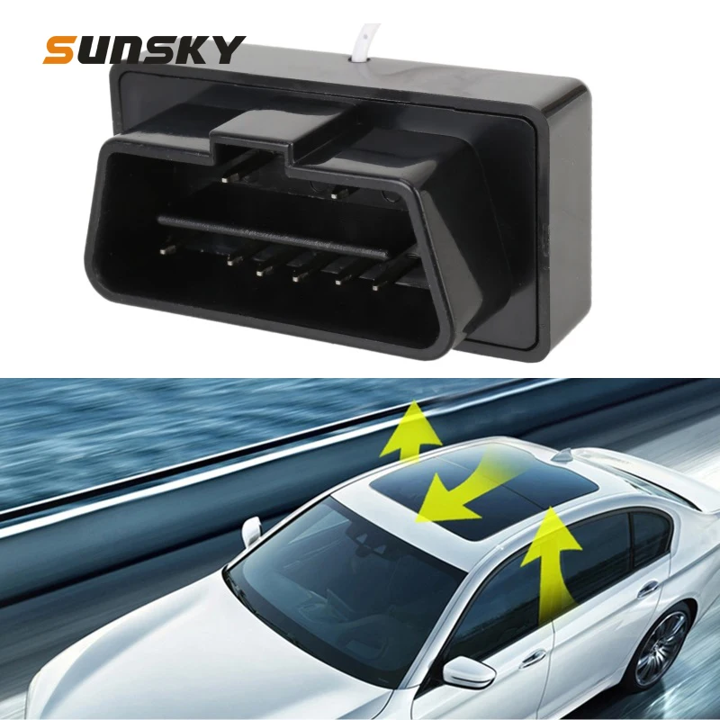 Для Toyota Car Window Roll Up Closer OBD контроллер 3 в 1 стеклоподъемник + люк Блокировка окна Close