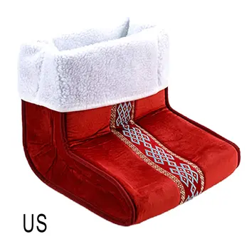 

Heated Plug Type Electric Warm Foot Warmer Washable Heats Control Settings Warmer Cushion Foot Warmer Massage