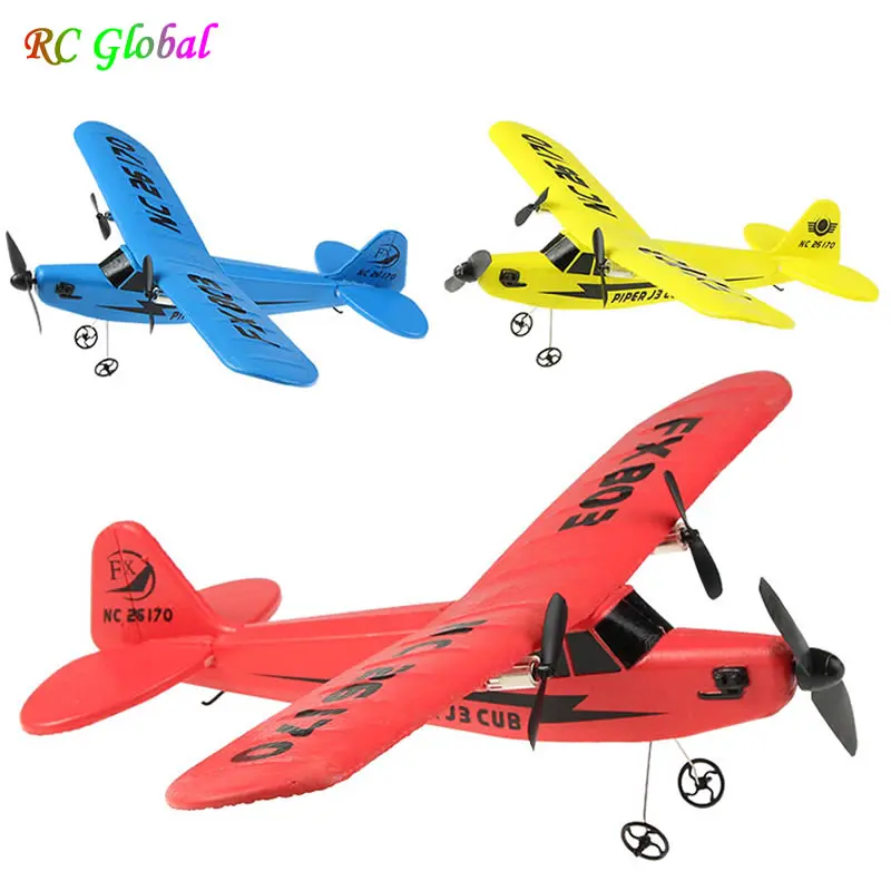 

RC Electric Airplane Remote Control Plane RTF Kit EPP Foam 2.4G Controller 150 Meters Flying Distance Aircraft Global Hot Toy