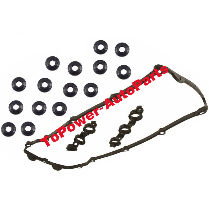 

Valve Cover Gasket set Cylinder Head Cover Bolt Seal Rings OEM 11120030496 11121437395 for 01-06 BMW 325Ci 330CI 525I X3 Z4 L6