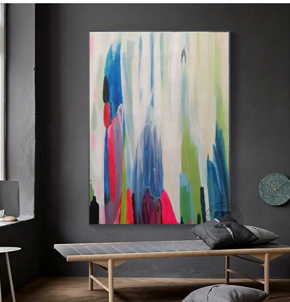 pintura para sala de estar pintura decorativa para pared arte abstracto hecho a mano pinturas acrilicas cuadros de pared para decoracion de