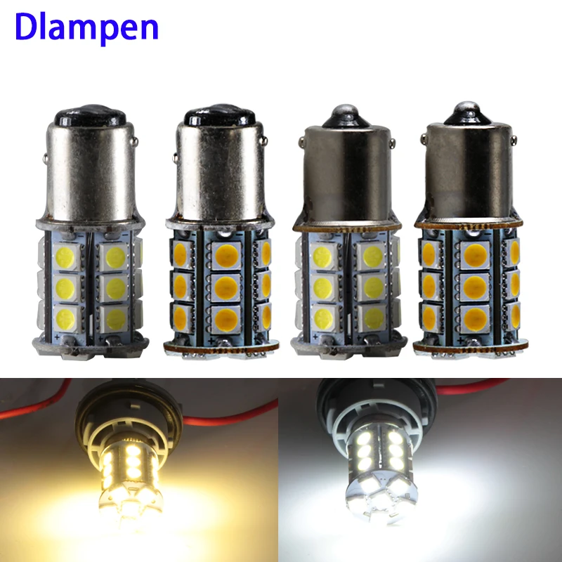 

S25 1156 BA15S 1157 BAY15D canbus 12V 24v 3W led Headlight light Auto Front bulb Brake Lights Turn single Parking Lamp smd 5050