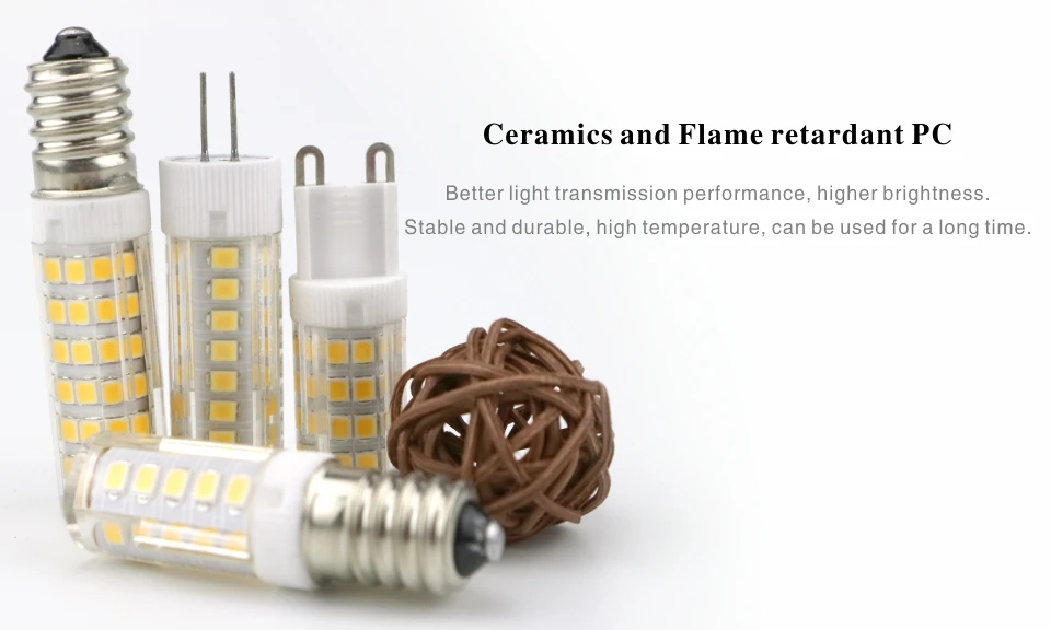 4pcs/lot G4 G9 E14 LED Bulb 3W 4W 5W 7W LED Lamp AC 220V LED Corn Bulb Hc61da7f464314cc8ab0110ec9505ce611