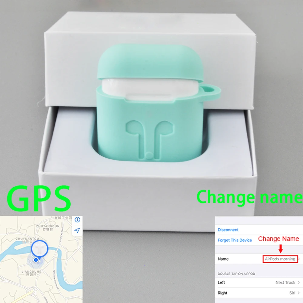 I90000max 1: 1 копия Air 2 gps позиционирования+ изменить название Беспроводной наушники-вкладыши обнаружения Bluetooth наушники, подходит для всех смартфонов