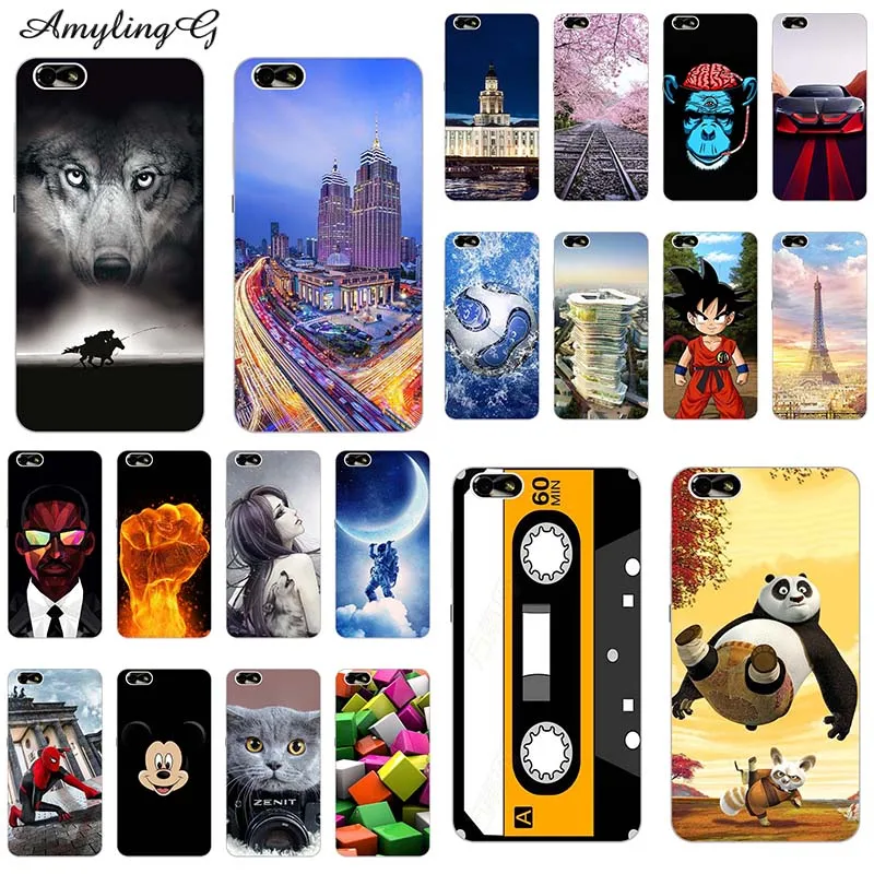 

Phone Cases For Huawei Honor 4X Cover Soft Silicon Case Cute Cartoon Print Cover For Huawei Honor 4 X 4X Che2-L11 5.5 Case Cover