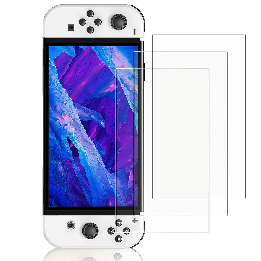 Tempered Glass 9H HD Screen Protector Film for Nintendo Switch OLED