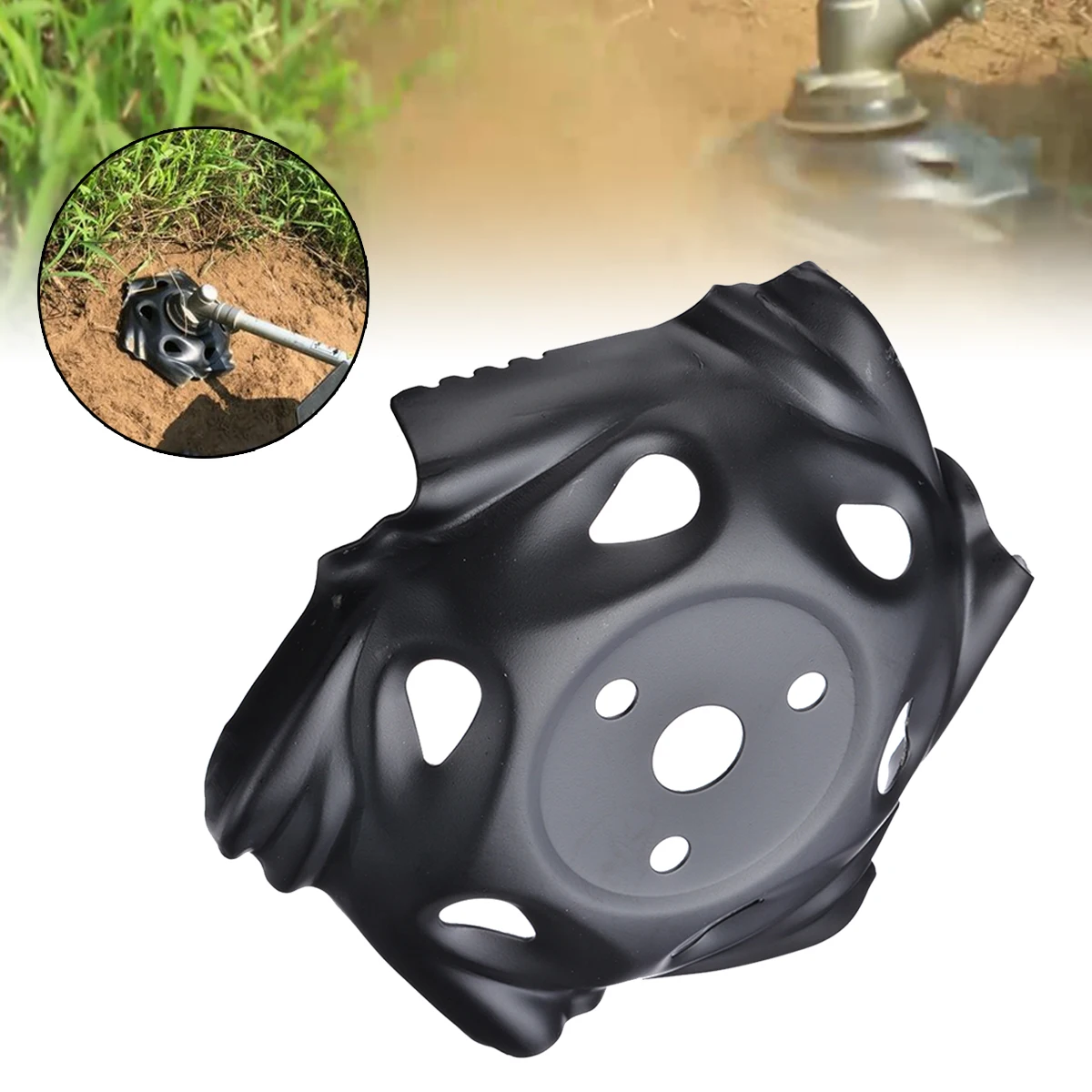 

Weed Trimmer Head Lawn Mower Sharpener Easy Cutting Weed Brush Cutting Head Garden Tool Parts