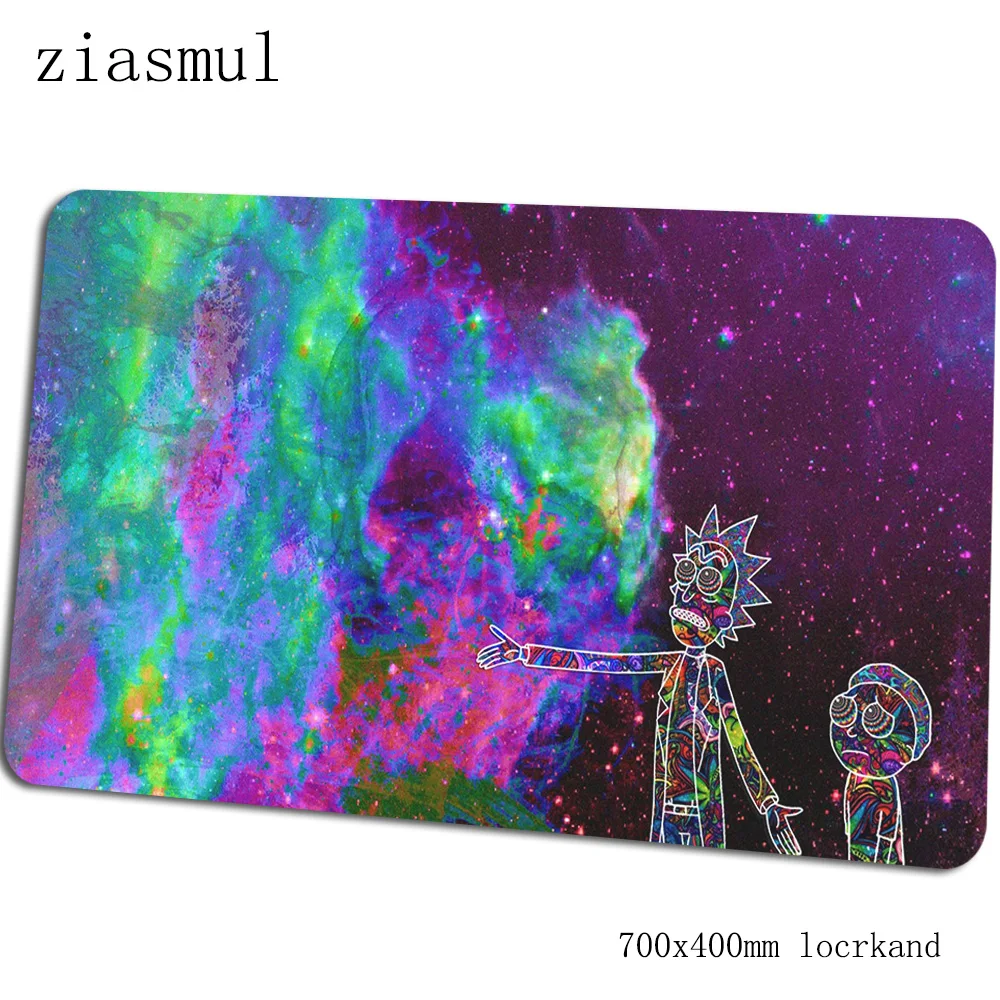 Коврик для мыши rick and morty Kawaii компьютерный коврик 70x40 см игровой коврик большой xl клавиатура со встроенной мышью игры ПК геймер стол - Цвет: Size 700x400x2mm