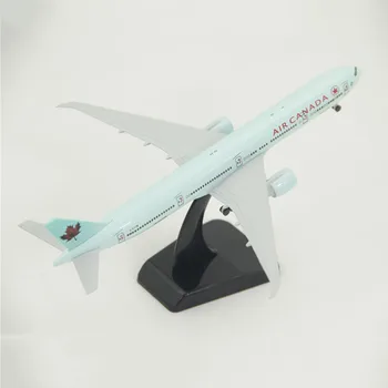 

20CM 1:400 Boeing B777 model Air Canada airplane with base landing gear alloy aircraft plane display toy model collection