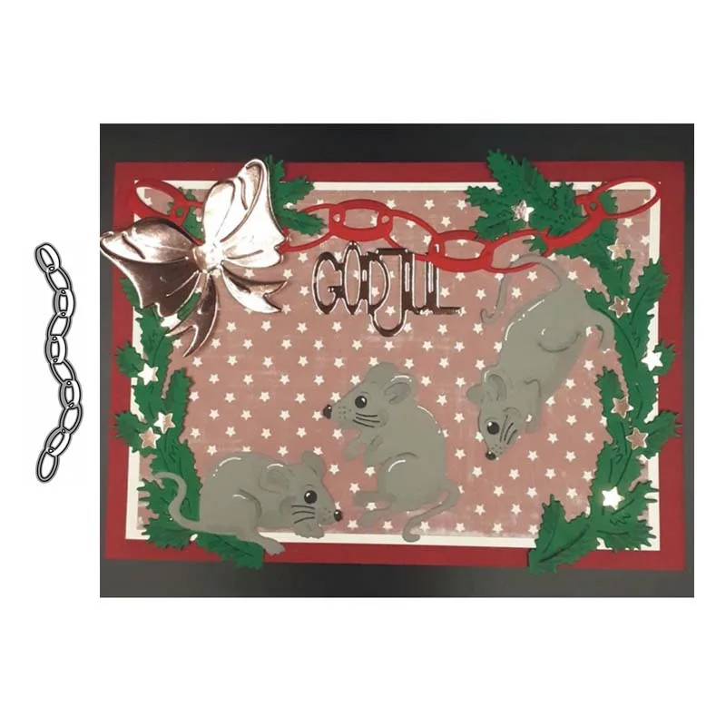 

JC Chain Sprocket Metal Cutting Dies DIY Scrapbooking Card Make Shape Stencil Craft Mold Mould Model Decor Template New Design