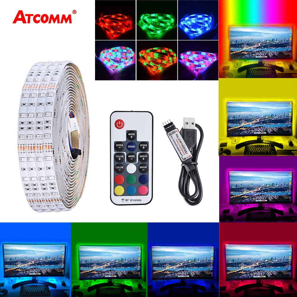 СВЕТОДИОДНАЯ лента SMD 2835 5 В 60 светодиодов 1/2/3/4/5 м | Лампы и освещение