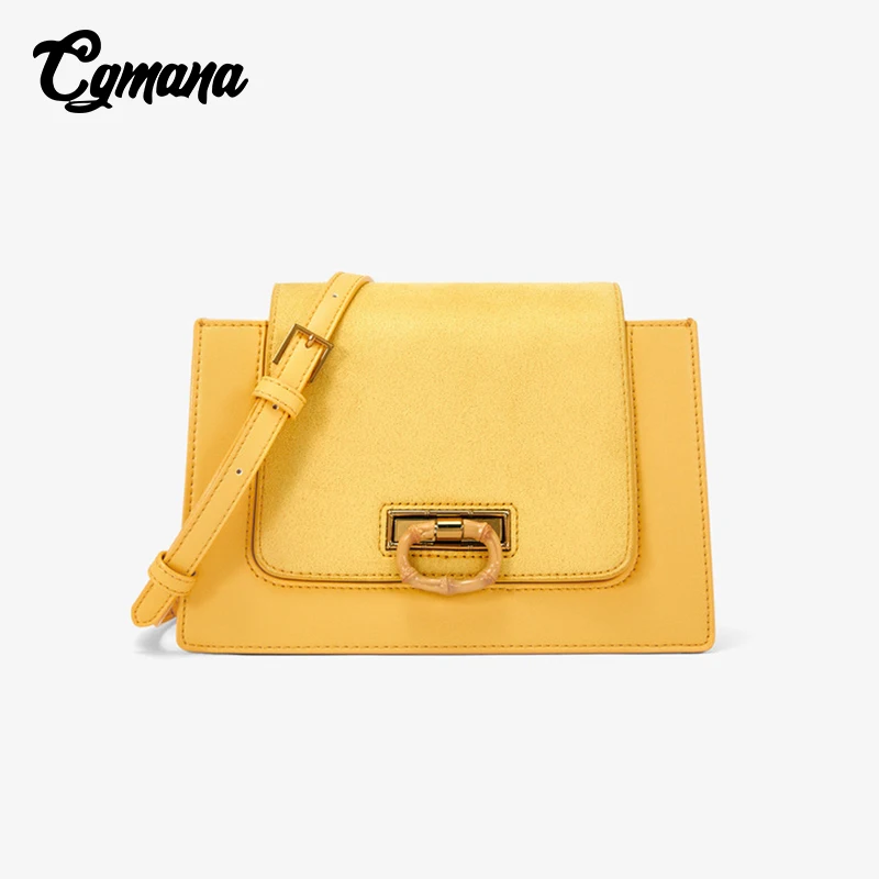 

Bags For Women 2019 Brand Retro Fashion Bimple Bamboo Buckle Women shoulder Messenger Bag Crossbody Bags For Womensac a main