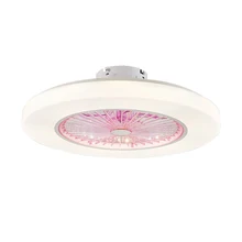 Светодиодный потолочный вентилятор с тонким затемнением и пультом дистанционного управления, лампа с невидимыми листьями, 72 Вт, современное простое украшение для дома, для гостиной