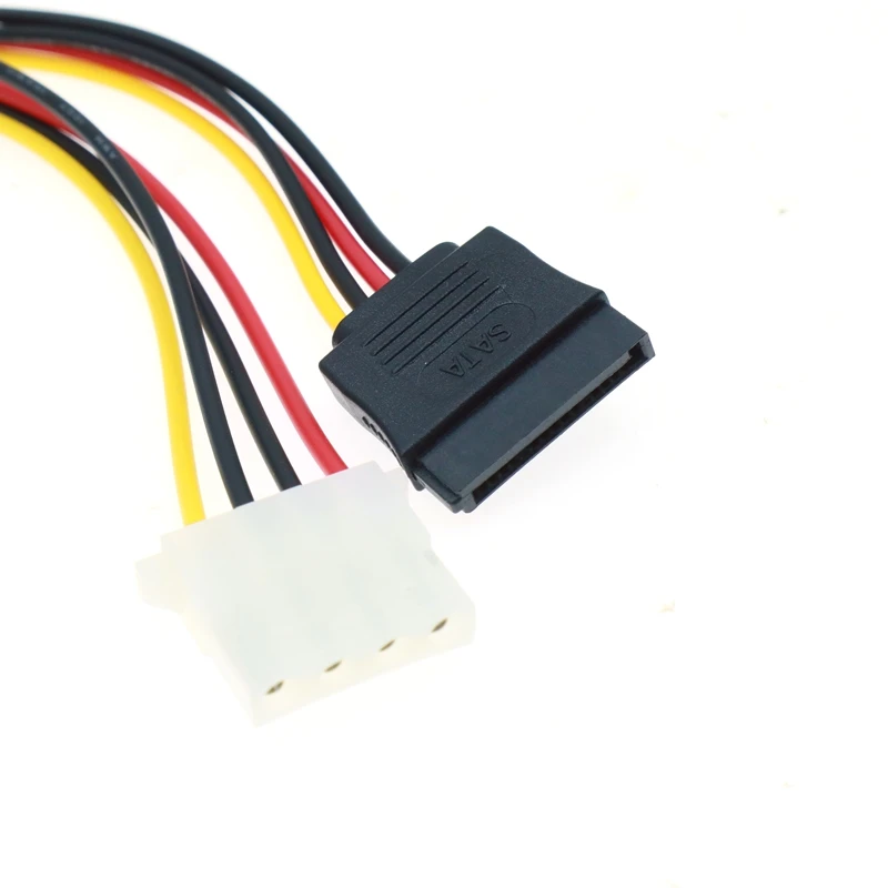 Universal Power Adapter Cable: 15-Pin to IDE, Molex, and SATA (0.2M)