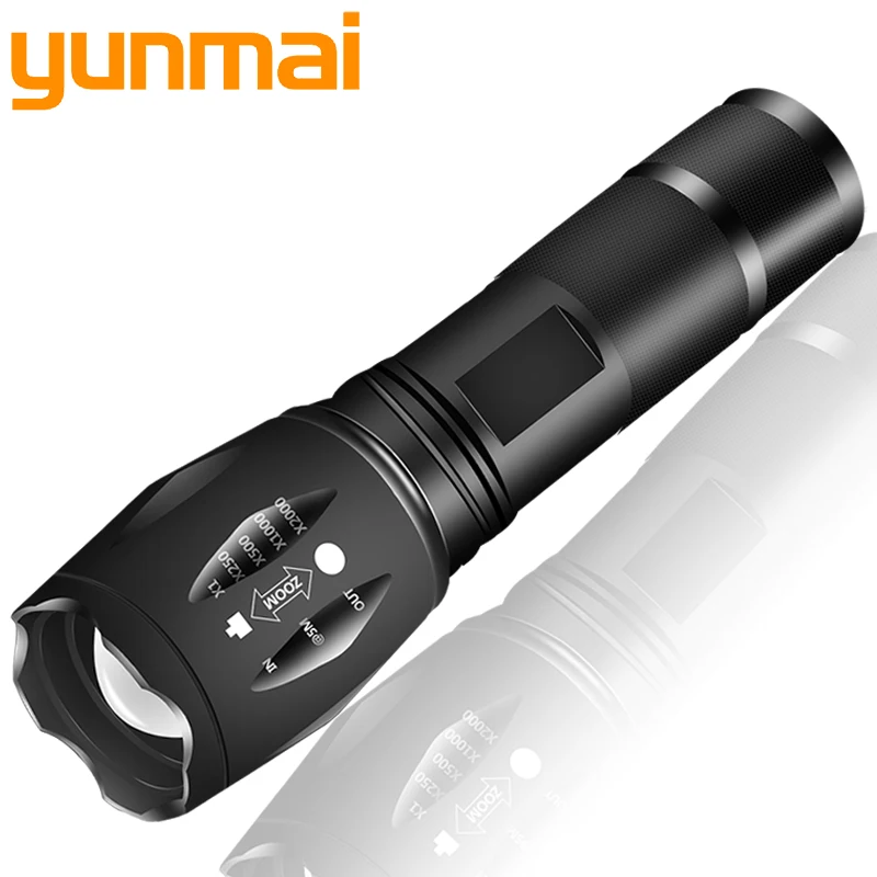 XM-L2 6000LM Aluminum Waterproof Zoomable CREE LED Flashlight Torch tactical light for 18650 Rechargeable Battery or AAA XM-L2 6000LM Aluminum Waterproof Zoomable CREE LED Flashlight Torch tactical light for 18650 Rechargeable Battery or AAA