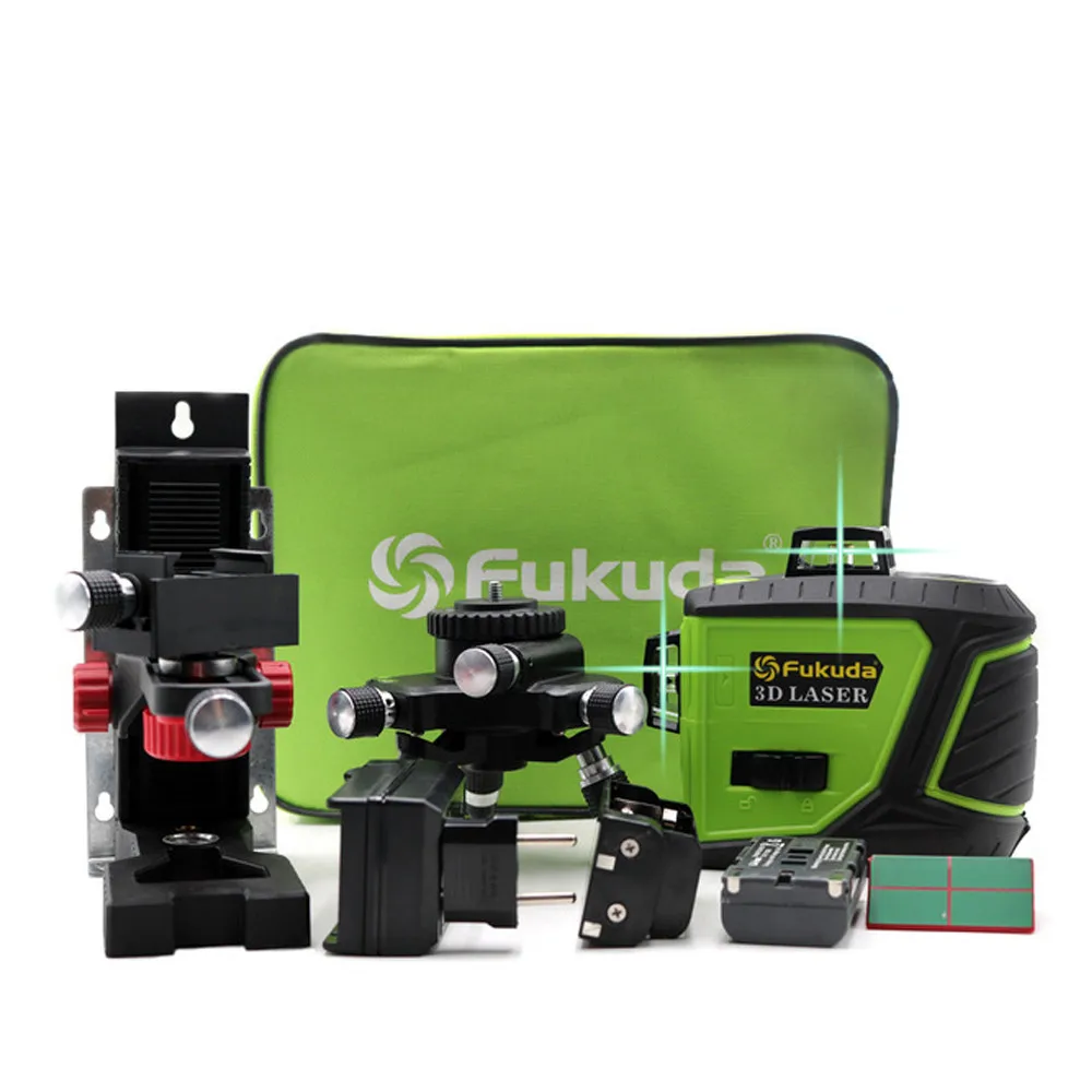 US $125.32 2021 12 Lines 3D 93T23 GX Laser Level SelfLeveling 360 Horizontal And Vertical Cross Super Powerful Green Sharp Beam Line
