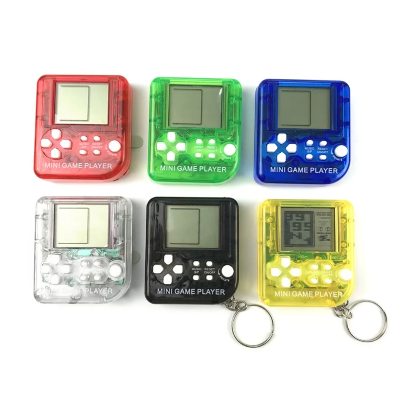 

New EDC 26in1 Tetris Portable Handheld Game Console Toys Anti-stress Keychain