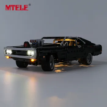 

MTELE Brand LED Light Up Kit For Technic Dom's Dodge Charger Toys Lighting Set Compatible With 42111