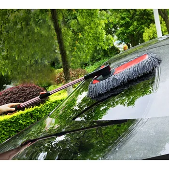 

Car Duster, Microfiber Telescoping Wax Mop Car Dust Duster Vehicle Home Wash Cleaning Tool