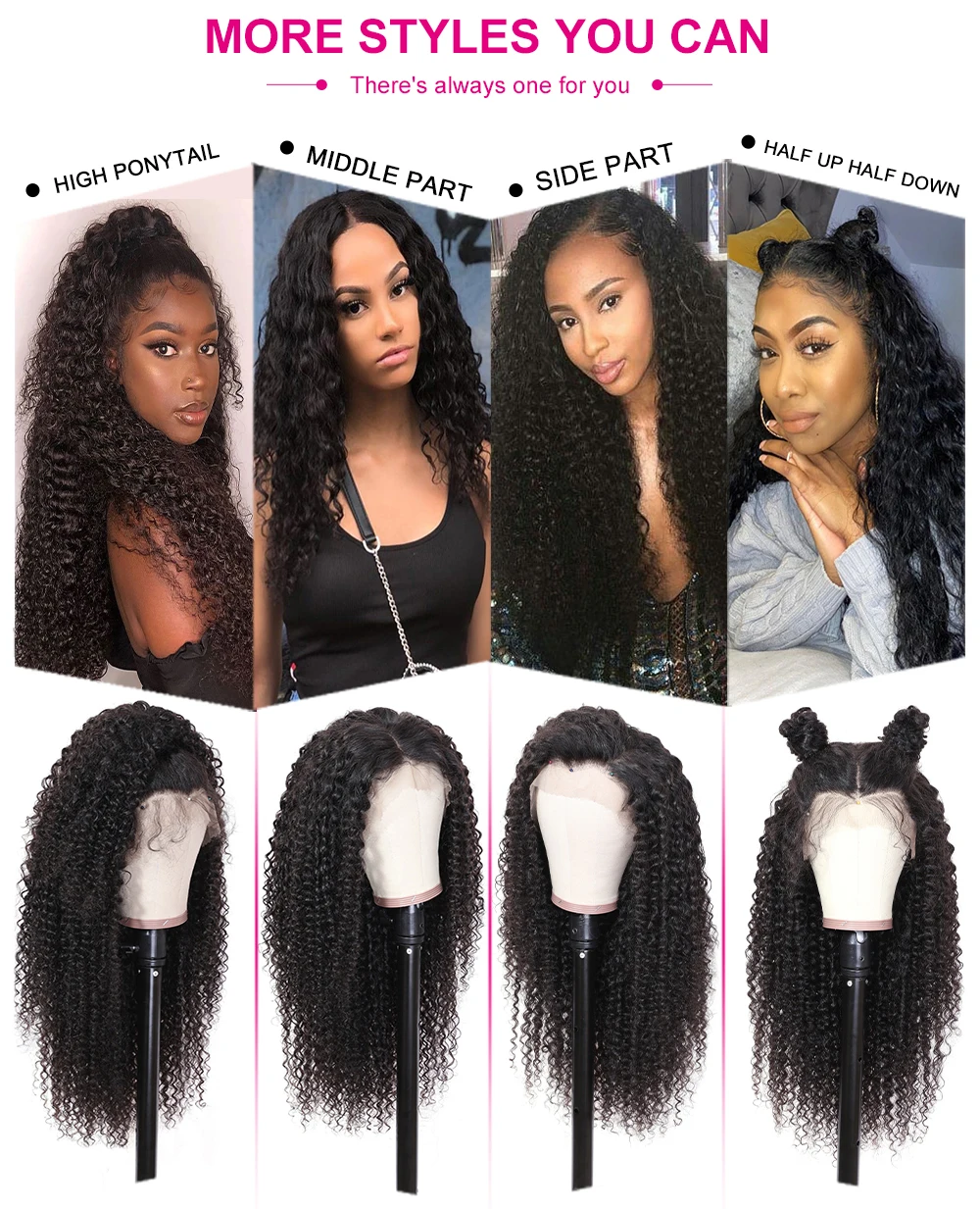 Brazilian Curly Lace Front Wig Pre Plucked 150180 Density 13x6 Lace Front Human Hair Wigs Julia 13x4 Lace Wig with Baby Hair (4)