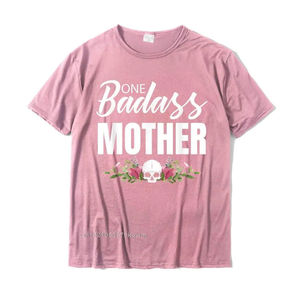 Wholesale cosie Casual T-shirts Crew Neck 100% Cotton Fabric Men's Tops Shirt Short Sleeve Labor Day Casual Tops Tees Badass Mother Funny Mothers Day Gifts For Mom Grandmother T-Shirt__3634 pink